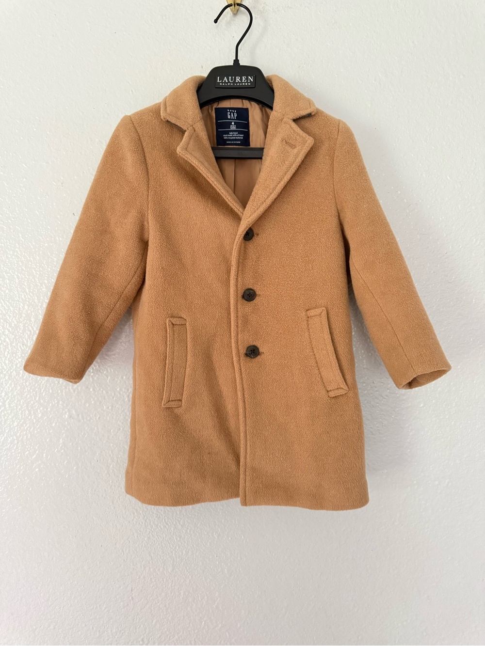 Gap Toddler Boy Coat Peacoat Size: 4